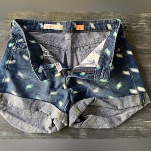 ANTHROPOLOGIE PILCRO IKAT PAINTED SHORTS sz27